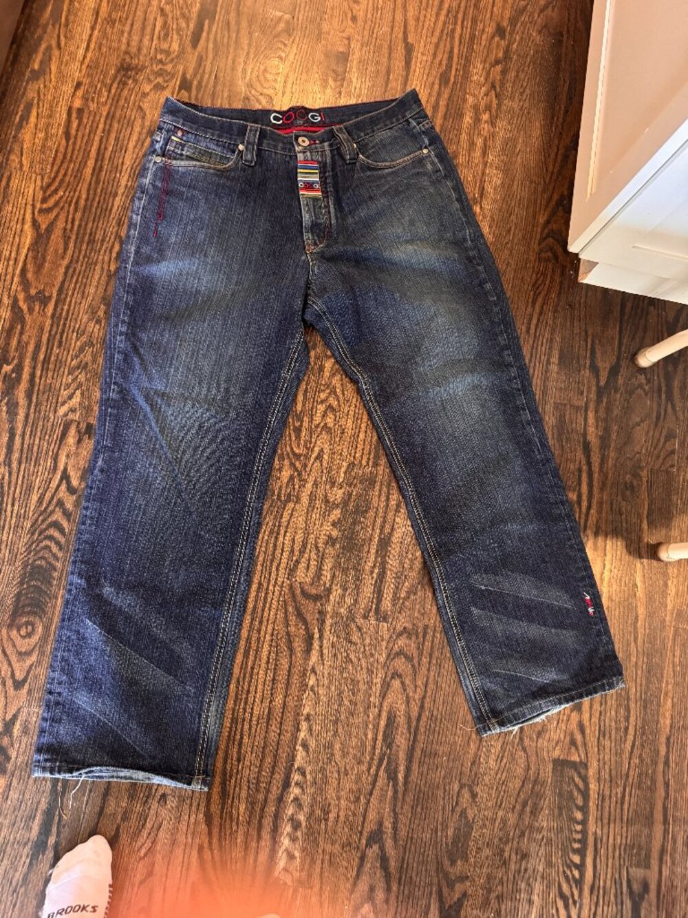 Vintage Y2K Men’s COOGI Australia‎ Baggy JEANS BLACK Waist 38